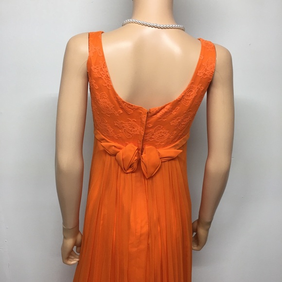 Nadine Orange Formal Maxi Dress - Picture 14 of 16